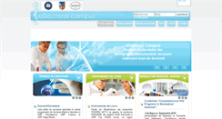 Desktop Screenshot of edoctoral-campus.umfcluj.ro